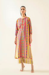 2-Pc Lawn Printed Shirt With Straight Printed Trouser CPM23-23